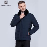 15371 High Quality Custom Thick Warm Jacket Coats Hot Sale Fashion Rabbit Collar Skinny Winter Down Coat
