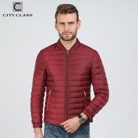 16235 Fashional Outdoor Ultralight Short Red Jacket Overcoat New Style Casual Men Bomber Down Coat