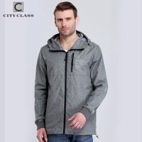 3965 Latest Design Fashion Men's 100% Polyester Windbreaker Jackets High Quality Custom Man Hooded Windbreaker
