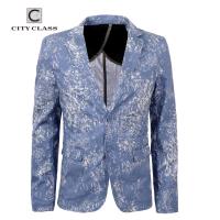MXZ-002 New Fashion Mens Slim Fitted Coat Jacket Stylish Casual Two Button Suit Blazer For Sale